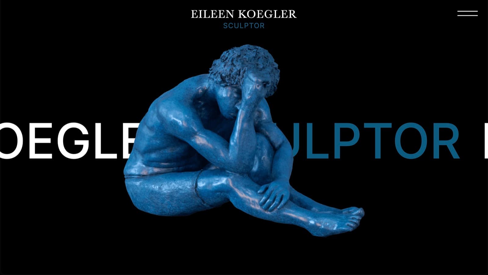 La home del sito di Eileen Koegler